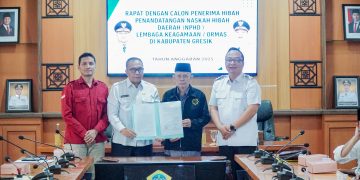 Tanda Tangani NPHD, Pemkab Gresik Perkuat Tata Kelola Hibah Daerah