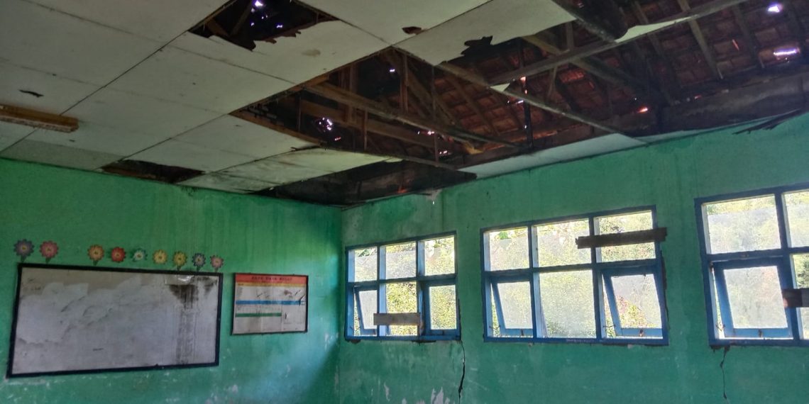 Gedung SDN Alaskembang I di Bangkalan Rusak Parah, Proses Pembelajaran Terganggu