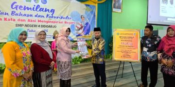 Kepala Dinas Dikbud Terpesona SMP Negeri 4 Sidoarjo Selalu Ada Yang Baru