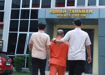 Gerak Cepat, Polres Gresik Ringkus Marbot Masjid Pelaku Tindak Asusila terhadap Anak di Driyorejo