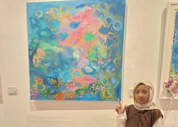 Pesan Ekologis Aisyah Hilya dalam Pameran Internasional SENGKUNI 7 di Unesa