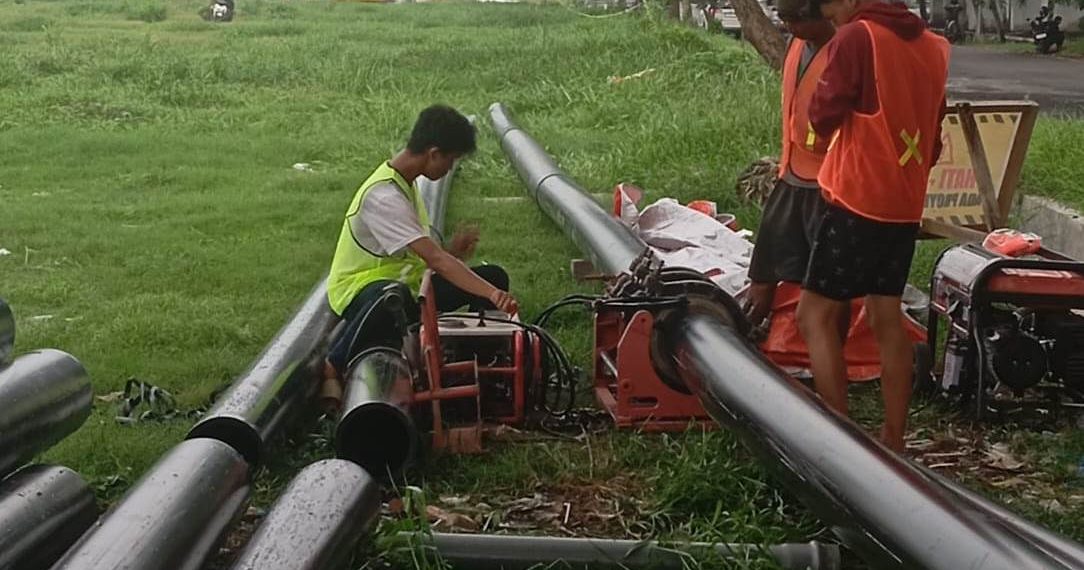 PDAM Sidoarjo Mulai Bangun JDU dari Pondok Candra ke Tambak Oso, Bakal Rampung Akhir Desember
