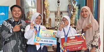 Karya Siswa SMP Negeri 1 Sedati ‘ALBIN’ Raih Medali Emas OPSI Nasional 2025