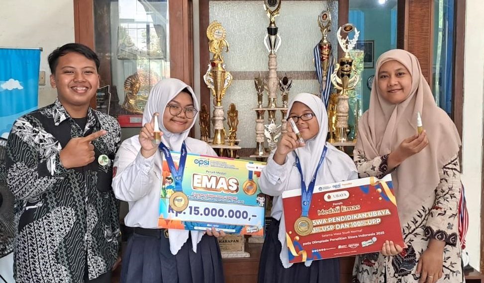 Karya Siswa SMP Negeri 1 Sedati ‘ALBIN’ Raih Medali Emas OPSI Nasional 2025