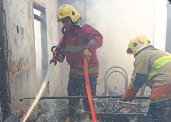 Kebakaran Hanguskan Rumah Warga Ngancar, Kerugian Ditaksir Rp150 Juta