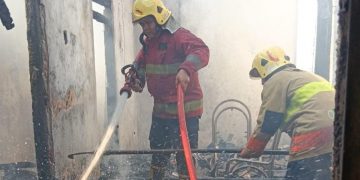 Kebakaran Hanguskan Rumah Warga Ngancar, Kerugian Ditaksir Rp150 Juta