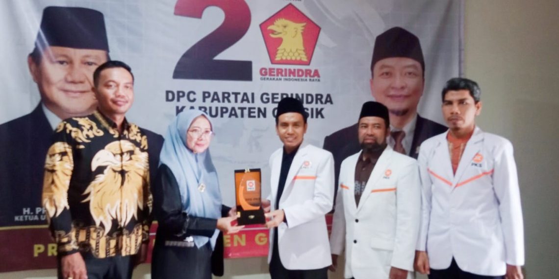 Kunjungi Gerindra, PKS Gresik Ajak Berkontribusi  untuk Kemajuan Daerah