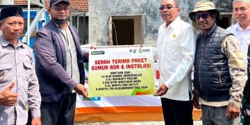 BMH Sidoarjo Bersama Donatur Keluarga Ibu Hj Murniati Fadjar binti H. Anang Djarmansyah Resmikan Sumur Bor di Kecamatan Tanggulangin