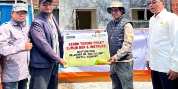 BMH Unit Sidoarjo Bersama Donatur Keluarga dr. Rini Yulianti binti H. Fadhory Resmikan Sumur Bor di Tanggulangin, Sidoarjo