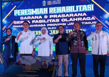 Cahyo Harjo Prakoso Hadiri Peresmian Rehabilitasi Sarana dan Prasarana SMANOR Sidoarjo