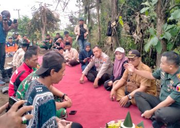 Tindak Lanjuti Perintah Pangdam V/Brawijaya, Dandim 0809/Kediri Bangun Jembatan Gantung Garuda Penghubung Dua Kecamatan
