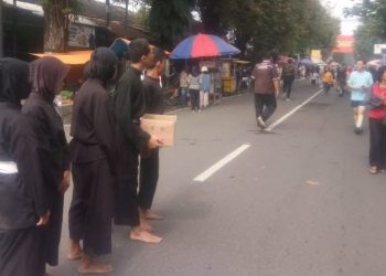 Galang Donasi di CFD Pare, SH Terate Ajak Warga Peduli Korban Banjir Sumatera
