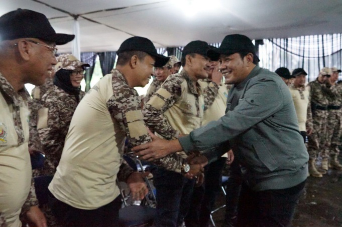 Kades se Sidoarjo Digembleng Secara Militer Agar Jadi Pemimpin Berintegritas
