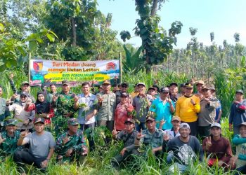 Koramil Kandangan Kediri Hijaukan Lereng Arjuno, Antisipasi Longsor dan Banjir