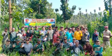 Koramil Kandangan Kediri Hijaukan Lereng Arjuno, Antisipasi Longsor dan Banjir
