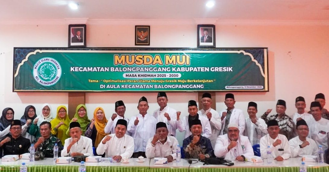 Terpilih Jadi Ketua MUI Balongpanggang, KH Hishol Muttaqin Siap Maksimalkan Potensi Kader Penggerak di Desa