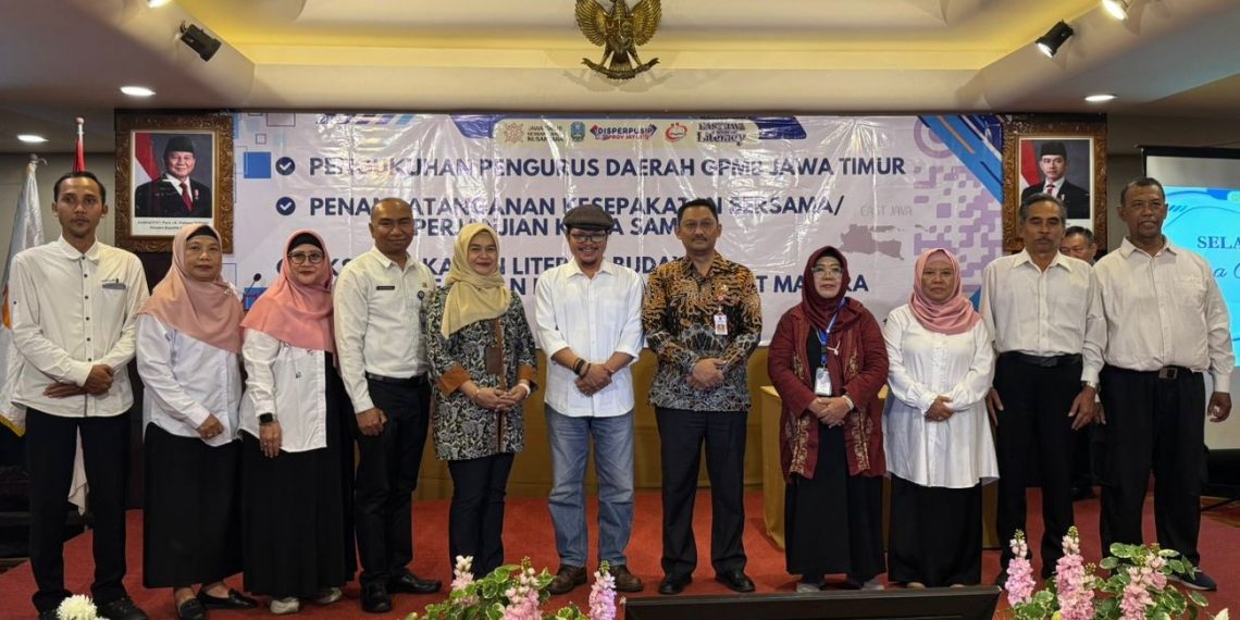 GPMB Jatim Dikukuhkan, Teguhkan Ekosistem Literasi di Jawa Timur