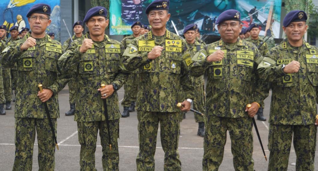 Pangkoarmada II Hadiri Peresmian dan Pengukuhan Dansatkoppeba I, II, dan III