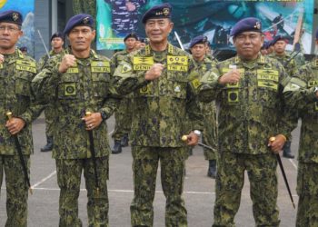 Pangkoarmada II Hadiri Peresmian dan Pengukuhan Dansatkoppeba I, II, dan III