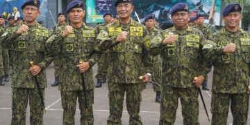 Pangkoarmada II Hadiri Peresmian dan Pengukuhan Dansatkoppeba I, II, dan III