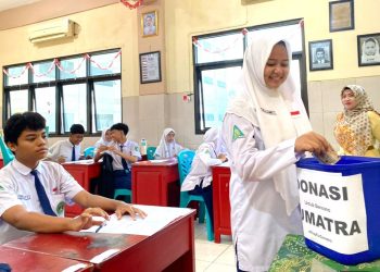 SMP YPM 1 Taman Lakukan Penggalangan Donasi Peduli Korban Banjir Bandang Sumatra