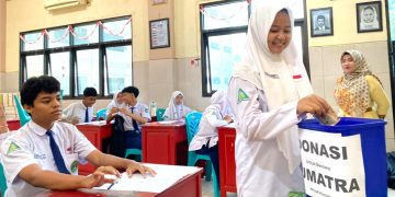 SMP YPM 1 Taman Lakukan Penggalangan Donasi Peduli Korban Banjir Bandang Sumatra