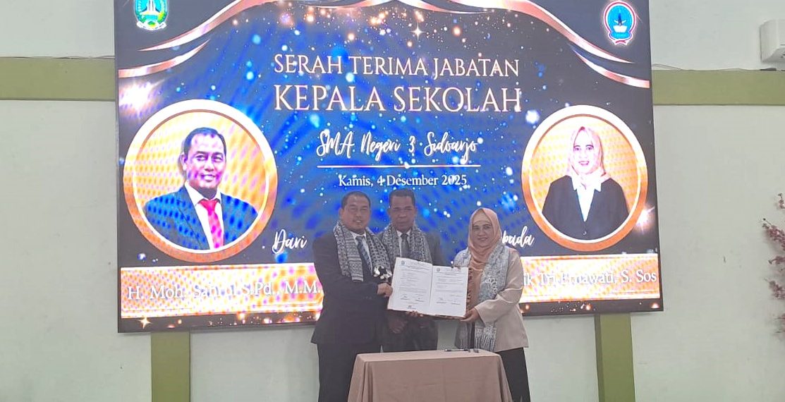 Wiwik Tri Ernawati Emban Tugas Pimpin SMA Negeri 3 Sidoarjo