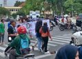 Peduli Korban Semeru, PMII dan Ormawa Unusida Turun ke Jalan Galang Bantuan
