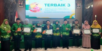 Guru MI Ma’arif Pagerwojo Raih Anugerah Guru NU Menulis 2025