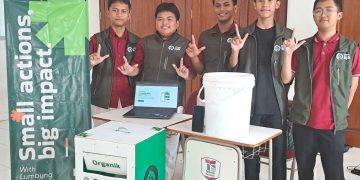 Siswa SMK Telkom Berwirausaha Olah Sampah Jadi Makanan Ternak Malalui Lumbung Hijau