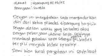 Ketua Panitia Pilkades Sidokepung Buduran Sidoarjo Mundur, Ungkap Dugaan Intimidasi dan Teror