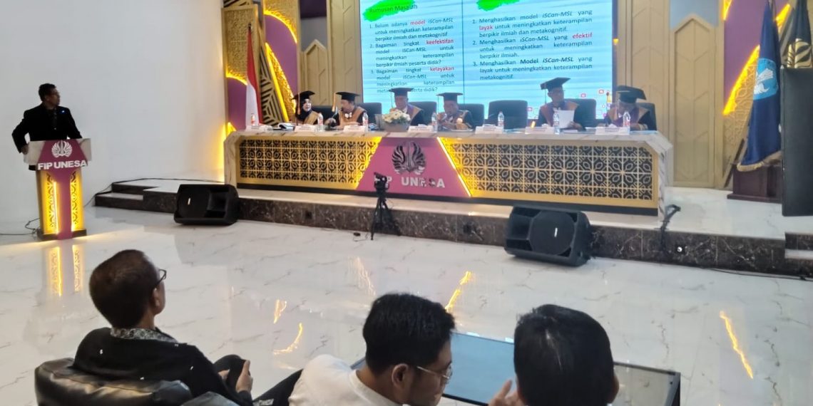 Raih Doktor Teknologi Pendidikan ke-149 Unesa, Isa Iskandar Kembangkan Model iSCan-MSL dalam Pembelajaran