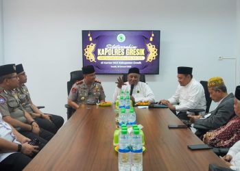 Silaturahim ke MUI, Kapolres Baru Gresik AKBP Ramadhan Ajak Para Kiai Sebarkan Pesan Sejuk Kamtibmas