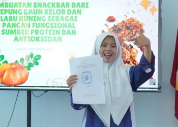 Siswa SMAMDELA Dewi Sinta Berhasil Olah Daun Kelor Jadi ‘Snackbar’ Bernilai Gizi Tinggi