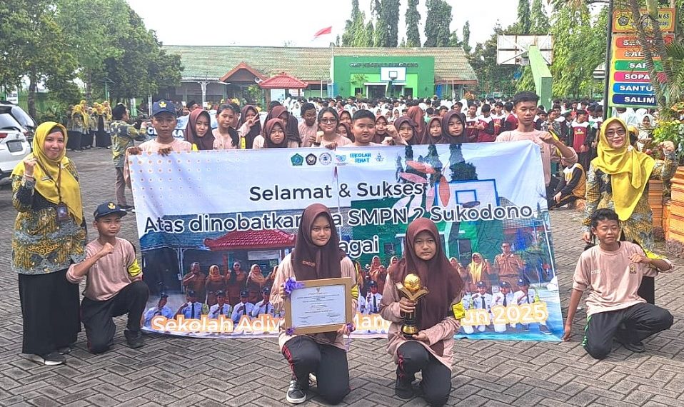 Raih Adiwiyata Mandiri, Siswa SMP Negeri 2 Sukodono Kampanyekan Bebas Dari Sampah Plastik dan Gerakan Bawa Tumbler  