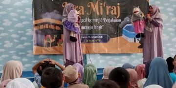 Anak-Anak KB TK Al Falah Darussalam Dikenalkan Shalat Sejak Dini