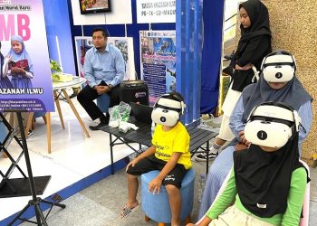 Khazanah Ilmu Hadirkan ‘Trial VR Class’ di Pameran Sekolah Islam Favorit 2026