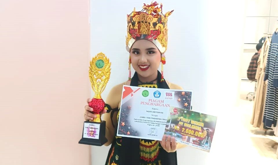 Najwa Siswi KKSB SMP PGRI 1 Buduran Jadi Duta Tari ke Malaysia