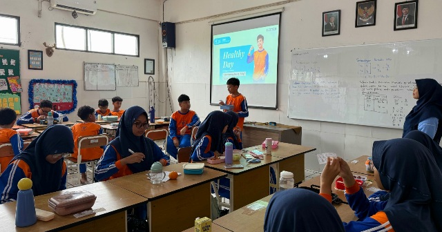 SMP Al Muslim Ajak Siswanya Peduli Kesehatan Melalui Gelar Healthy Day