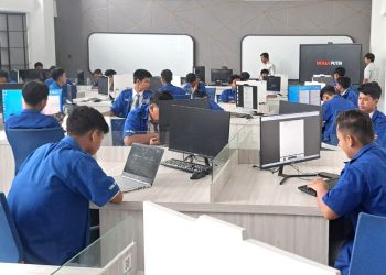 Siswa SMK Krian 1 Sidoarjo Jalani Uji Sertifikasi Kompetensi LSP P3