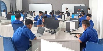 Siswa SMK Krian 1 Sidoarjo Jalani Uji Sertifikasi Kompetensi LSP P3