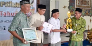 Membanggakan, Baru Kali Pertama Ikut DMI Gresik Award, Masjid Baitul Amin Kedanyang Langsung Juara II