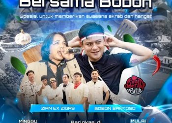 Masak Besar Bersama Bobon Santoso, Jantra Grup Gelar Aksi Sosial di Kediri