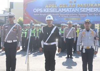 Ops Keselamatan Semeru 2026 Polres Kediri, Fokus Tekan Pelanggaran Berisiko Tinggi Jelang Idul Fitri