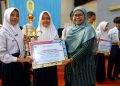 SMP Negeri 1 Sukodono Juara I Lomba Lampu Hias ‘Cahaya Mimpi Anak Negeri’