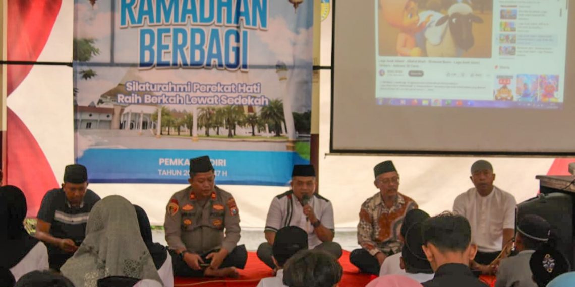 Forkopimcam Badas Santuni Puluhan Anak Yatim, Dukung Program Berbagi Ramadan Pemkab Kediri