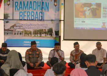 Forkopimcam Badas Santuni Puluhan Anak Yatim, Dukung Program Berbagi Ramadan Pemkab Kediri