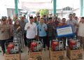 BHS Bersama BRI Salurkan Bantuan Empat Pompa Air Untuk Petani Dukuh Tengah