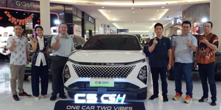 Chery C5 CSH Gebrak Surabaya, SUV Hybrid Modern Didukung Performa dan Efisiensi Terbaik