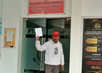 Lengkapi Berkas Laporan, Warga Berharap Kejari Sidoarjo Segera Proses Hilangnya TKD Damarsi